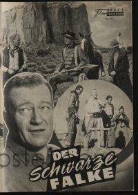 6d401 SEARCHERS Austrian program '56 John Ford classic, different images of John Wayne & top cast!