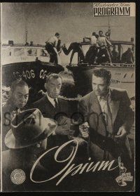6d420 TO THE ENDS OF THE EARTH Austrian program '49 Dick Powell against Opium drug smugglers!
