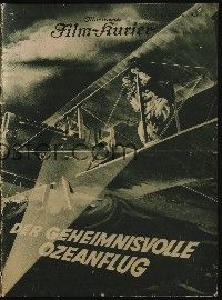 6d006 ACROSS THE ATLANTIC German program '28 different images of pilot Monte Blue in airplane!