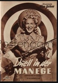 6d015 ANNIE GET YOUR GUN German program '51 different images of Betty Hutton as the sharpshooter!