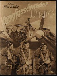 6d023 BATTLE SQUADRON LUTZOW Film Kurier German program '41 Nazi anti-Polish propaganda, conditional