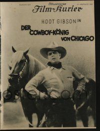 6d143 KING OF THE RODEO German program '29 great different images of cowboy Hoot Gibson!