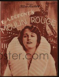 6d176 MOULIN ROUGE German program '28 E.A. Dupont's movie about the famous French dance hall!