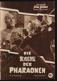 6d177 MUMMY German program '60 Hammer horror, Christopher Lee as the monster, different!