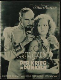 6d179 MYSTERIOUS LADY German program '28 different images fo Greta Garbo, Nagel & von Seyffertitz!
