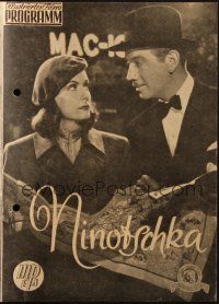 6d385 NINOTCHKA Austrian program '48 different images of Greta Garbo & Melvyn Douglas, Lubitsch!