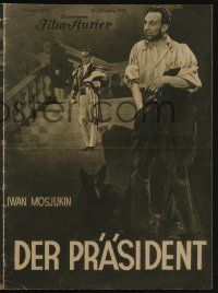 6d204 PRESIDENT German program '28 Gennaro Righelli's Der Prasident starring Izan Mozzhukhin!