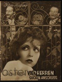 6d214 RED HAIR German program '28 sexy gold-digging Clara Bow wants a rich husband, different!