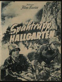 6d246 SPAHTRUPP HALLGARTEN German program '41 Herbert B. Fredersdorf forbidden World War II movie!