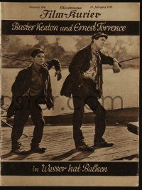 6d248 STEAMBOAT BILL JR German program '28 great different images of Buster Keaton, comedy classic!