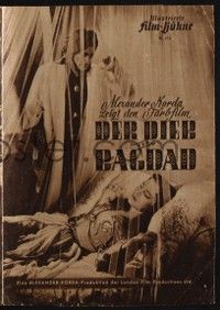 6d261 THIEF OF BAGDAD German program '49 Conrad Veidt, June Duprez, Rex Ingram, Sabu, different!