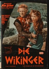 6d286 VIKINGS German program '58 different images of Kirk Douglas, Tony Curtis & sexy Janet Leigh!