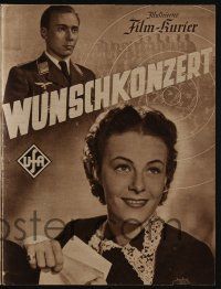 6d304 WUNSCHKONZERT German program '40 Werner, Raddatz, directed by Eduard von Borsody, forbidden!