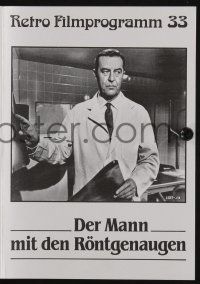 6d305 X: THE MAN WITH THE X-RAY EYES German program R85 Ray Milland, different images!