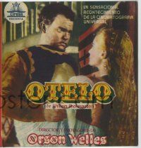 6d629 OTHELLO 4pg Spanish herald '52 different images of Orson Welles & Fay Compton, Shakespeare!