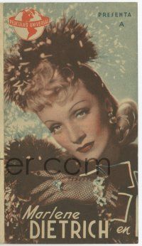 6d670 SEVEN SINNERS 4pg Spanish herald '42 different images of sexy Marlene Dietrich & John Wayne!
