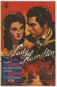 6d706 THAT HAMILTON WOMAN 4pg Spanish herald '41 different art of Vivien Leigh & Laurence Olivier!