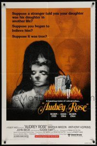 6f056 AUDREY ROSE 1sh '77 Susan Swift, Anthony Hopkins, a haunting vision of reincarnation!