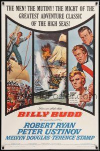 6f079 BILLY BUDD 1sh '62 Terence Stamp, Robert Ryan, mutiny & high seas adventure!