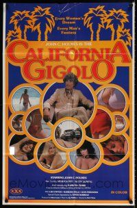 6f127 CALIFORNIA GIGOLO special poster 1979 Veri Knotty, Kitty Shayne, John Holmes in the title role