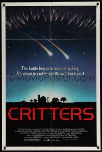 6f199 CRITTERS style B 1sh '86 the battle began in another galaxy and ends on Earth!