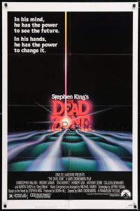 6f215 DEAD ZONE 1sh '83 David Cronenberg, Stephen King, he has the power to see the future!