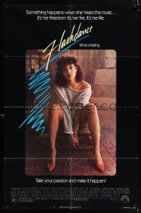 6f298 FLASHDANCE 1sh '83 sexy dancer Jennifer Beals, take your passion and make it happen!