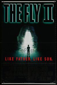 6f300 FLY II 1sh '89 Eric Stoltz, Daphne Zuniga, like father, like son, horror sequel, Mahon art