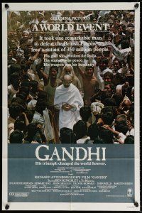 6f337 GANDHI int'l 1sh '82 Ben Kingsley as The Mahatma, directed by Richard Attenborough!