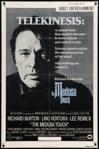 6f579 MEDUSA TOUCH 1sh '78 Richard Burton is the man with telekinesis, great close portrait!