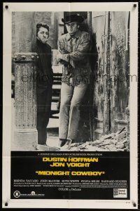 6f585 MIDNIGHT COWBOY x-rated 1sh '69 Dustin Hoffman, Jon Voight, John Schlesinger classic!