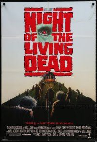 6f629 NIGHT OF THE LIVING DEAD int'l 1sh '90 Tom Savini directed, George Romero, Patricia Tallman!