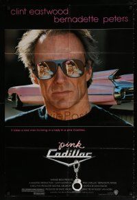 6f673 PINK CADILLAC 1sh '89 Clint Eastwood is a real man wearing really cool shades!