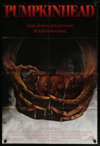 6f701 PUMPKINHEAD DEG style 1sh '88 directed by Stan Winston, Lance Henriksen, creepy horror image!