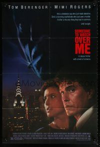 6f802 SOMEONE TO WATCH OVER ME 1sh '87 directed by Ridley Scott, Tom Berenger close-up!