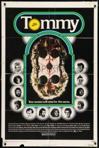 6f904 TOMMY 1sh '75 The Who, Roger Daltrey, rock & roll, cool mirror image!