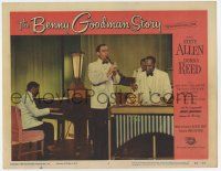 6g091 BENNY GOODMAN STORY LC #4 '56 Steve Allen playing clarinet by Lionel Hampton & Gene Krupa!