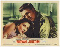 6g094 BHOWANI JUNCTION LC #6 '55 romantic c/u of Stewart Granger holding beautiful Ava Gardner!