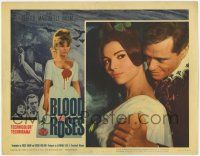 6g109 BLOOD & ROSES LC #3 '61 Roger Vadim, super c/u of Mel Ferrer & sexy Elsa Martinelli!