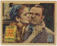 6g123 BOWERY LC '33 best close up of cute Jackie Cooper kissing Wallace Beery on the cheek!