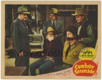 6g168 COWBOY SERENADE LC '42 heroes Gene Autry & Smiley Burnette are gagged by the bad guys!