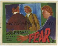 6g229 FEAR LC '56 Ingrid Bergman face to face with other woman, Roberto Rossellini's La Paura!