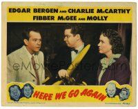 6g308 HERE WE GO AGAIN LC '42 great image of Jim & Marian Jordan as Fibber McGee & Molly!