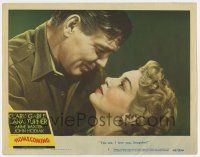 6g313 HOMECOMING LC #5 '48 best close up of Clark Gable telling Lana Turner he loves her!