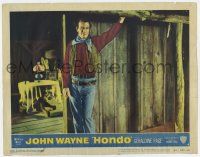 6g316 HONDO 3D LC #4 '53 best full-length image of big John Wayne standing in doorway!