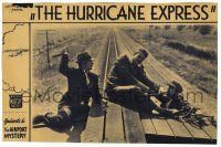 6g327 HURRICANE EXPRESS chapter 6 LC '32 young John Wayne on top of train, The Airport Mystery!