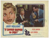 6g353 IT SHOULD HAPPEN TO YOU LC '54 Jack Lemmon doesn't understand why Judy Holliday wants fame!