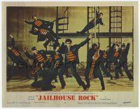 6g358 JAILHOUSE ROCK LC #5 '57 Elvis Presley performs classic title song w/singing & dancing cons!