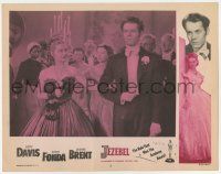 6g364 JEZEBEL LC #2 R56 pretty Bette Davis holding Henry Fonda's arm in Olympus Ball scene!