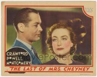 6g409 LAST OF MRS. CHEYNEY LC '37 Robert Montgomery tells Joan Crawford he's in love with her!